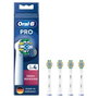Oral-B Têtes de brosse à dents Pro Deep Cleaning, Pack de 4, Blanc