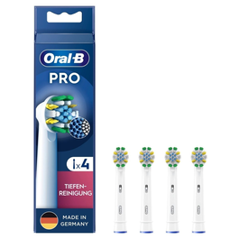 Oral-B Têtes de Brosse à Dents Sonique Pro Nettoyage Profond 860885 - Lot de 4 - Blanc