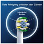 Oral-B Têtes de brosse à dents Pro Deep Cleaning, Pack de 4, Blanc