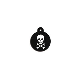 Plaque d'identification pour collier Imarc Circle Noir