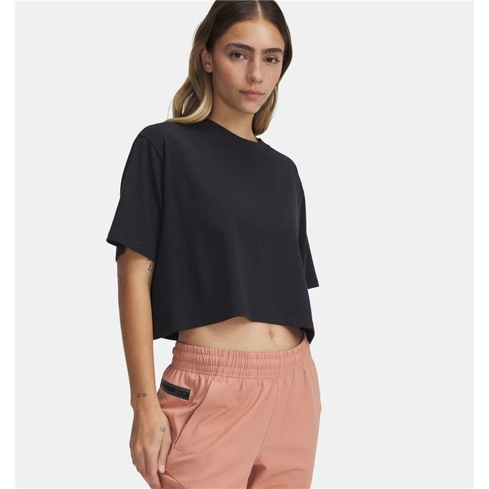 T-shirt à manches courtes femme Under Armour Noir Fitness 10-12 Ans