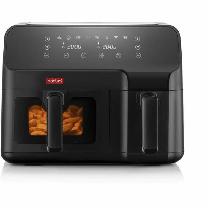 Bodum MELIOR Friteuse sans huile Double compartiment 3,2L et 5,1L Noir Bodum MELIOR Friteuse sans huile Double compartiment 3,2L et 5,1L Noir