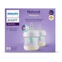 Philips Avent Natural 3.0 - Lot de 2 biberons 125 ml anti-colique avec tétine AirFree imitant le sein, blanc