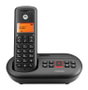 Motorola E211 Téléphone DECT sans fil avec répondeur, blocage d'appels et écran LCD rétroéclairé ambré