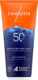 Lancaster Sun Beauty - Lait solaire hydratant pour le corps SPF 50 - Protection très haute - Flacon 200 ml