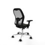 Piqueras y Crespo Chaise de Bureau 3D086N0 Noir