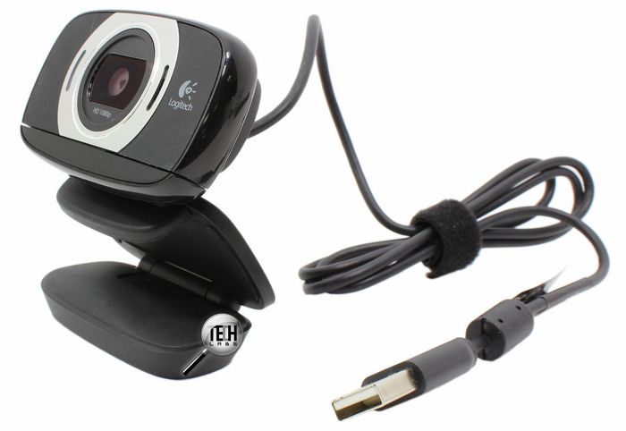 Logitech C615 Webcam Full HD 1080p, 8MP, Noir