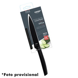 Cook Concept Couteau Noir Lame 12 cm