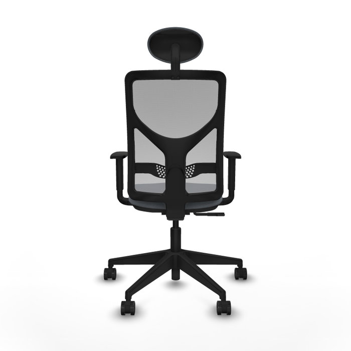 Piqueras y Crespo Chaise de Bureau Motilla Gris avec Appui-tête et Mécanisme Synchrone