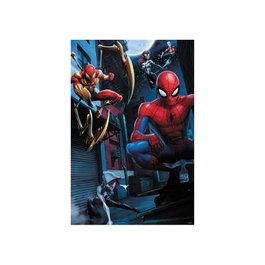 Marvel Puzzle lenticular prime 3d spiderman nuevo universo
