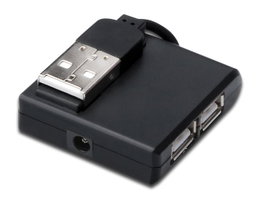 MicroConnect Hub USB 2.0 Haute Vitesse 4 Ports