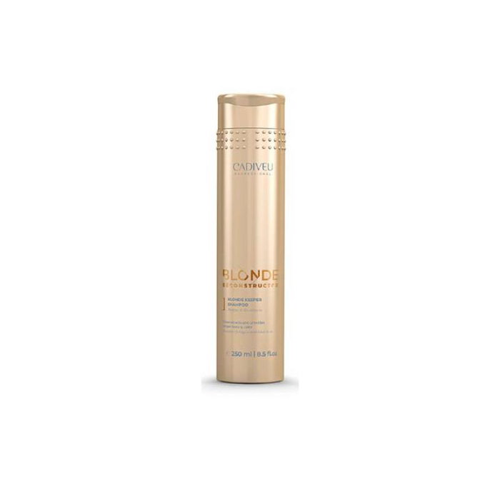 Brasil Cacau Shampoo Blonde Reconstructor 1 Blonde Keeper 250ml - Shampoing anti-jaunissement et hydratant sans sulfate pour cheveux blonds Brasil Cacau Shampoo Blonde Reconstructor 1 Blonde Keeper 250ml - Shampoing anti-jaunissement et hydratant sans sulfate pour cheveux blonds