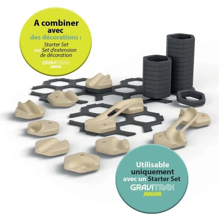Ravensburger GraviTrax JUNIOR Set d'extension Rails - My Trax 35 pièces - Circuits de billes - Jouet de construction dès 3 ans - 27401
