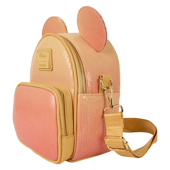 Loungefly Disney Mickey Mouse Glitter Sac à Dos et Sac Shopping