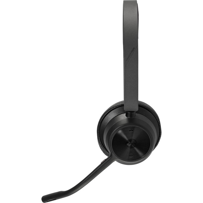 HP Poly Voyager 4320-M MS Stereo avec support et dongle BT700, Noir