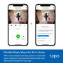 Sonnette Connectée Vidéo Smart TP-Link Tapo D235 (TAPO D235) - Caméra de Surveillance Intelligente avec Audio