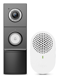 TP-LINK TAPO D235 - Sonnette vidéo connectée intelligente avec caméra WiFi, Noir