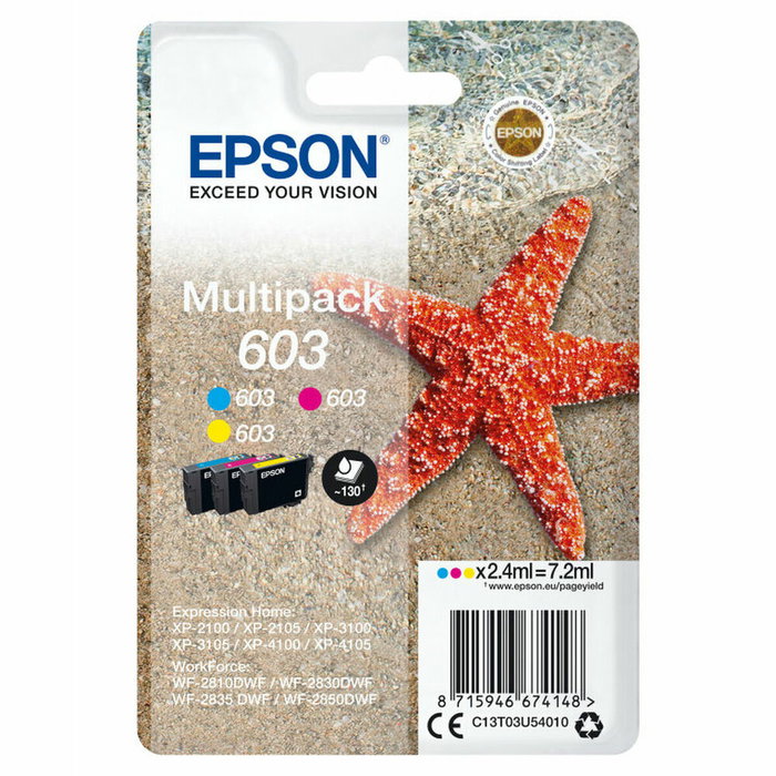 Epson 603 Multipack Cyan, Magenta, Jaune