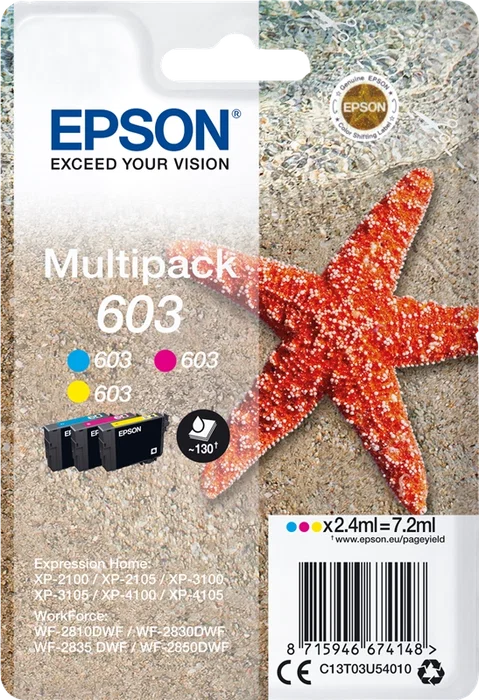 Epson 603 Multipack Cyan, Magenta, Jaune