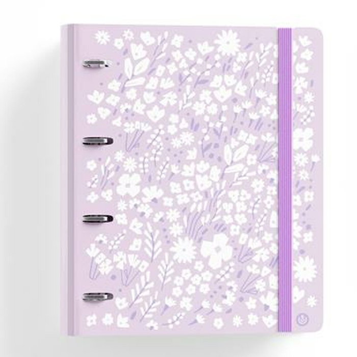 Carchivo Reliure à anneaux Carpetblock Mauve A4 Carchivo Reliure à anneaux Carpetblock Mauve A4