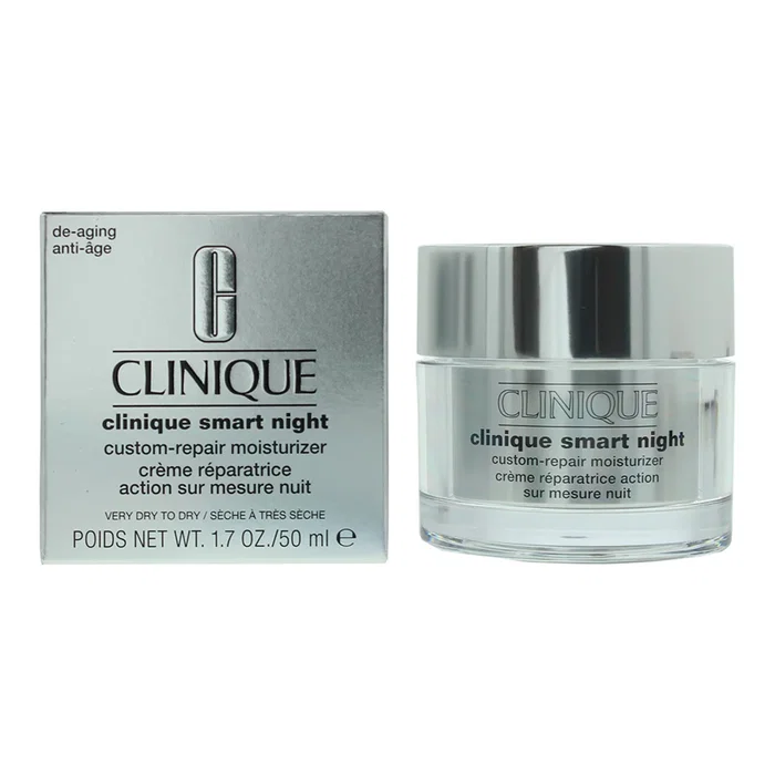 Clinique Smart Night Custom-Repair Crème Hydratante de Nuit 50 ml