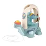 Smoby Tortue à balles 2 en 1 - Jouet à tirer et circuit de balles avec 2 balles incluses - Développe la motricité fine - Dès 12 mois - Fabriqué en France
