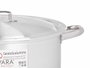 Kinvara Casserole Aluminium 32 cm 12,5 L - Argent, Compatible Gaz/Four/Lave-vaisselle (Set de 3)