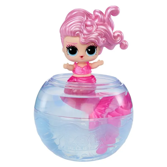 L.O.L. Surprise! Poupée Maquillage Magique Sirènes - Sirenes - Création de vrais cosmétiques, se range dans la queue, à partir de 4 ans, série à collectionner
