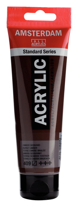 Amsterdam Peinture Acrylique Standard Series Terre d'ombre brûlée 409 - 120 ml Amsterdam Peinture Acrylique Standard Series Terre d'ombre brûlée 409 - 120 ml