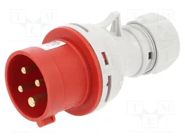 SEZ DK Fiche mâle d'alimentation AC triphasée 16A 400V