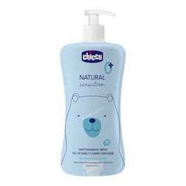 CHICCO Natural Sensation Gel et Shampoing Sans Larmes +0 Mois 500 ml