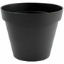 Eda Pot de fleurs rond Toscane Gris Anthracite Ø 48 cm