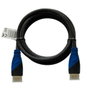Savio Câble HDMI CL-02 Bleu Noir 1,5 m