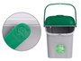Stefanplast Poubelle 28L Empilable Ecoway Vert 38x41x37 cm (Set de 6)