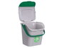 Stefanplast Poubelle 28L Empilable Ecoway Vert 38x41x37 cm (Set de 6)
