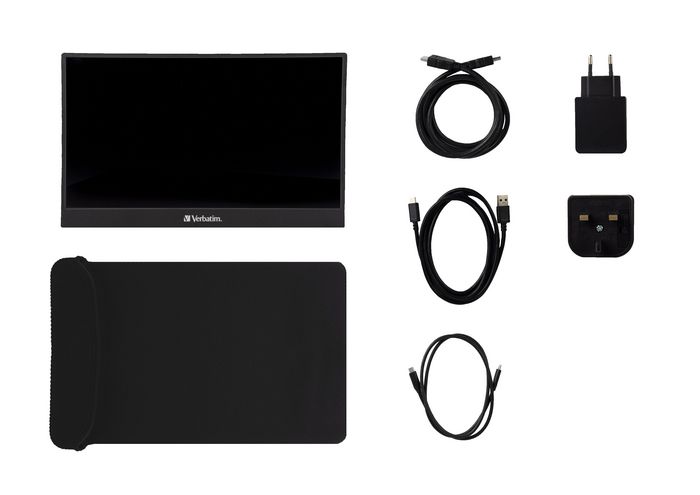 Verbatim PM-14 Moniteur Portable 14 pouces Full HD IPS Noir
