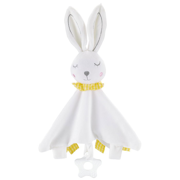 TACHAN Doudou Lapin Baby Rabbit avec Mordeur pour Bébé - Boîte Cadeau - Multilingue - Tissu Doux et Lavable - Dès la Naissance TACHAN Doudou Lapin Baby Rabbit avec Mordeur pour Bébé - Boîte Cadeau - Multilingue - Tissu Doux et Lavable - Dès la Naissance