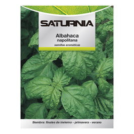 SATURNIA Semillas Aromáticas Albahaca Gigante (5 g)