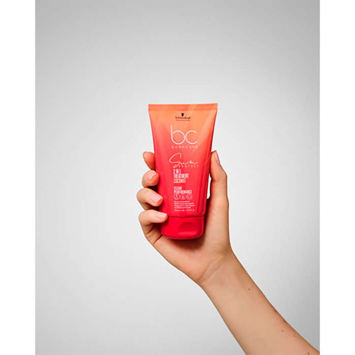 Schwarzkopf BC Bonacure Protection Solaire Soin 2 en 1 Cheveux Abîmés par le Soleil 150 ml
