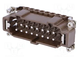 ILME Connecteur HDC mâle 16A 500V 16+PE taille 77.27