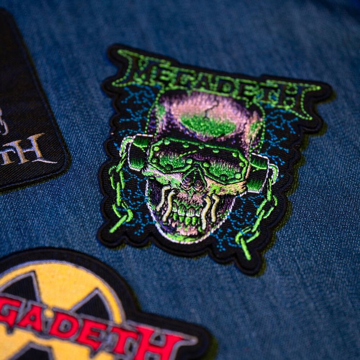 Set de 3 patches Megadeth en polyester - Patches à coudre ou à coller