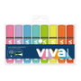 Molin Ensemble de Marqueurs Fluorescents VIVA Multicouleur 8 Pièces