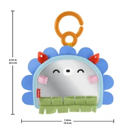 Fisher Price - Miroir d'activités pliable et transportable avec attache spéciale pour poussette