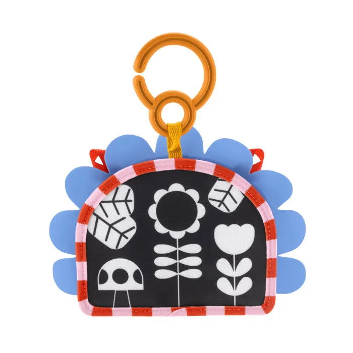 Fisher Price - Miroir d'activités pliable et transportable avec attache spéciale pour poussette