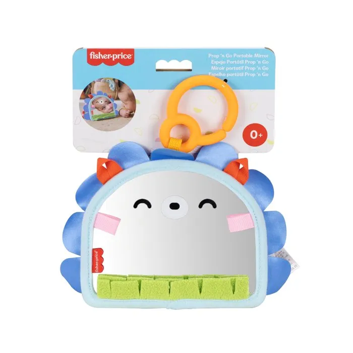 Fisher Price - Miroir d'activités pliable et transportable avec attache spéciale pour poussette