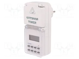 ORNO Programmateur de temps numérique 230VAC IP44