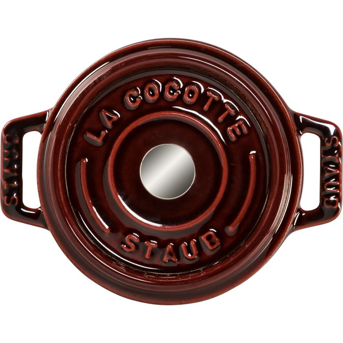 Staub Mini Cocotte ronde 10cm Grenadine en fonte