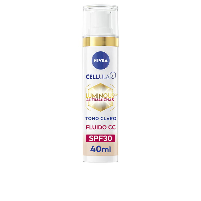 Nivea CC Fluide Anti-Taches Lumineux 630 SPF30 Teinte Claire 40 ml Nivea CC Fluide Anti-Taches Lumineux 630 SPF30 Teinte Claire 40 ml