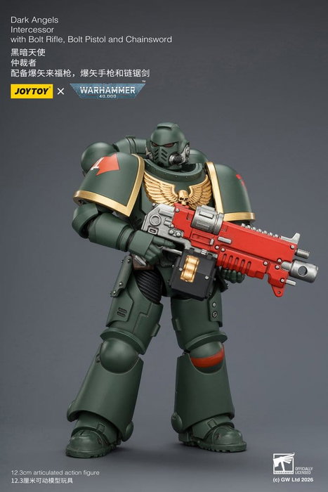 Joy Toy Warhammer 40,000 Dark Angels Intercessor figurine 12 cm