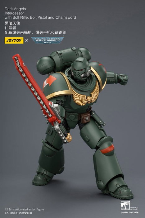 Joy Toy Warhammer 40,000 Dark Angels Intercessor figurine 12 cm